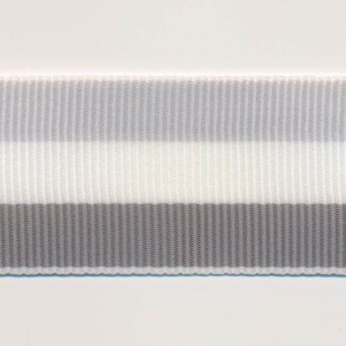 リサイクルポリエステルストライプグログランリボン #33