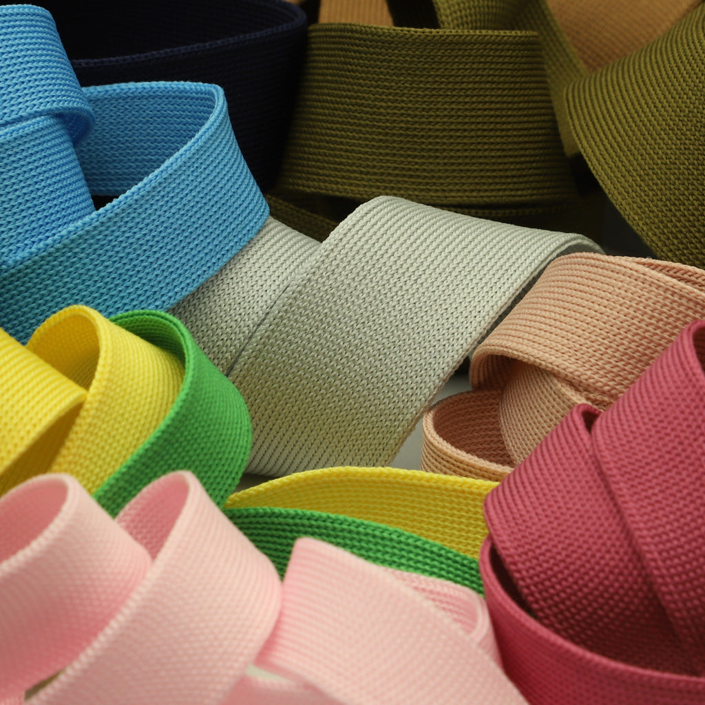 ポリエステルニットテープ（薄手） #58 グリーンティー