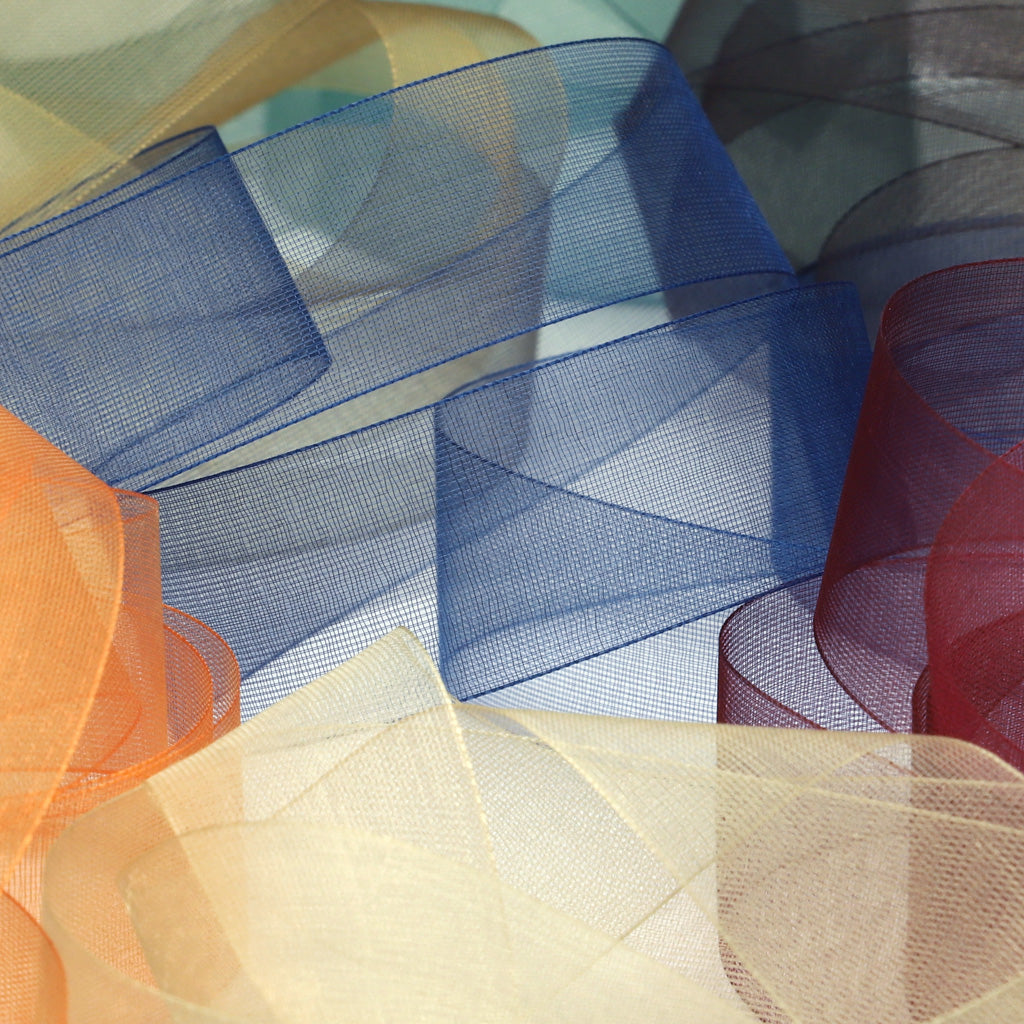 ポリエステルオーガンジーリボン #178 ウォールナット