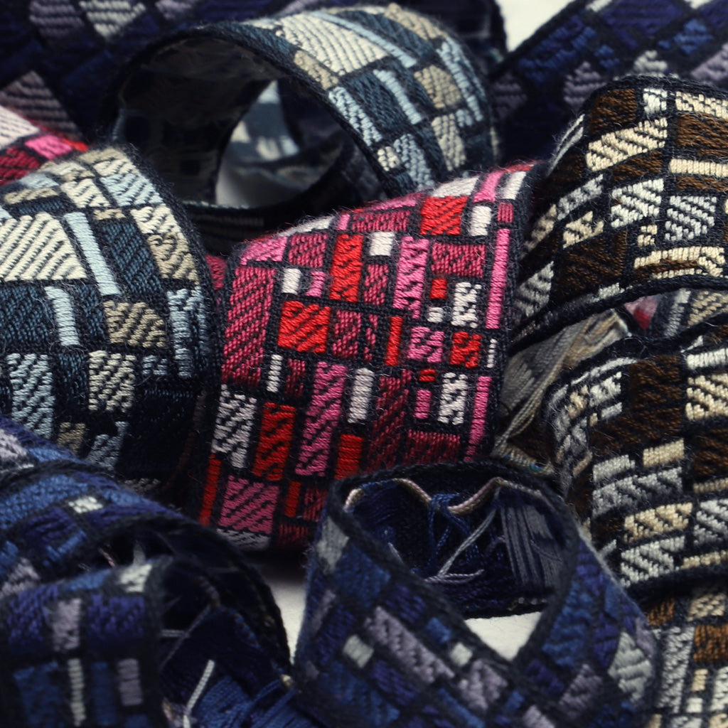 ジャガードリボン #3 グリーン