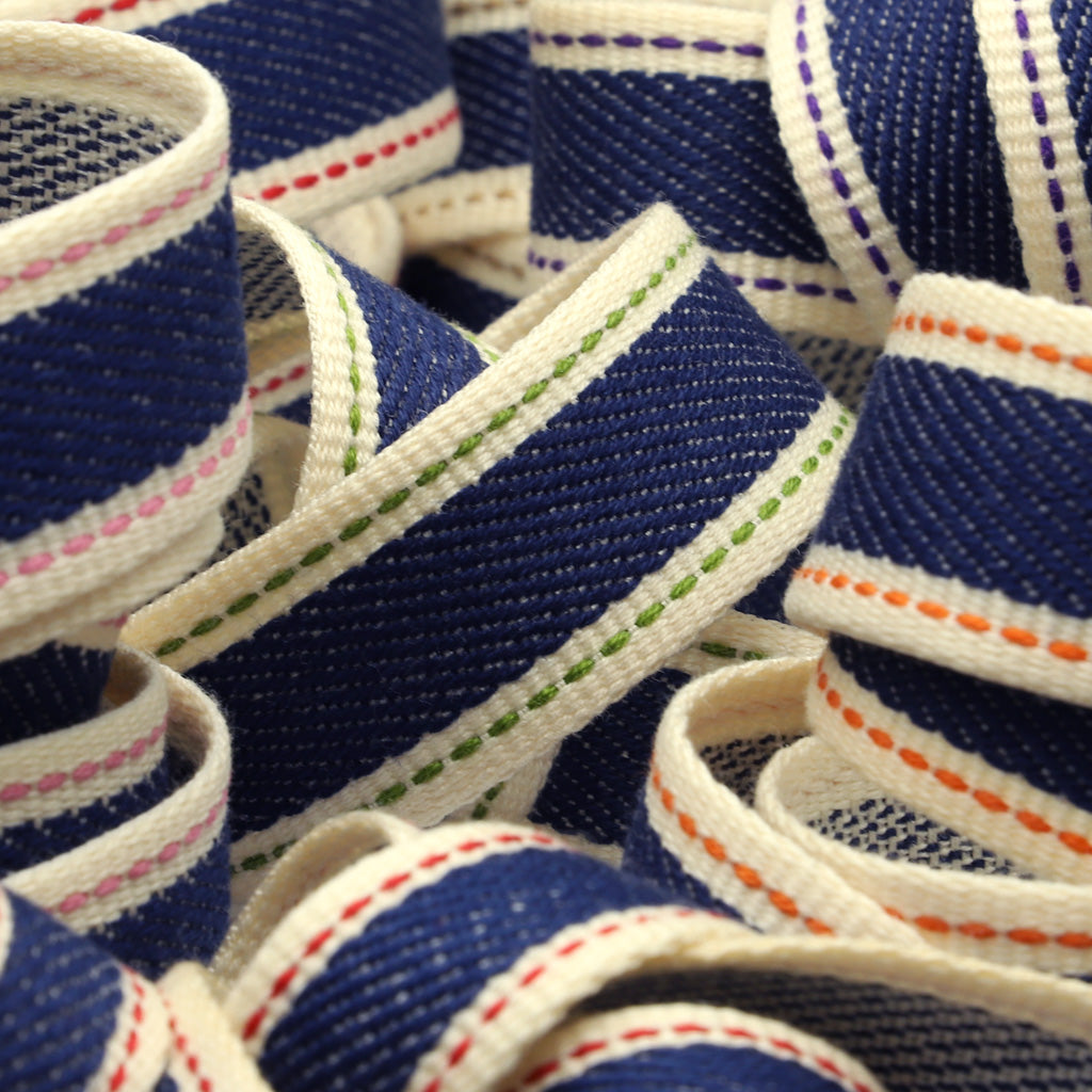 コットンデニムテープ #3 オレンジ