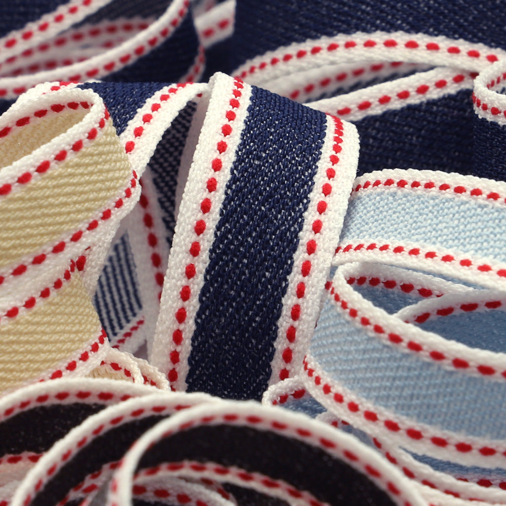 デニムストレッチテープ #04 ダークブラウン