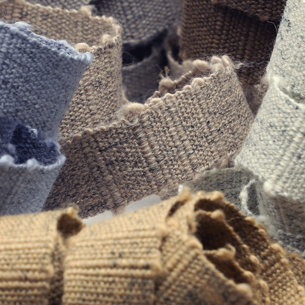 メランジュスラブリボン #129 ネイビー