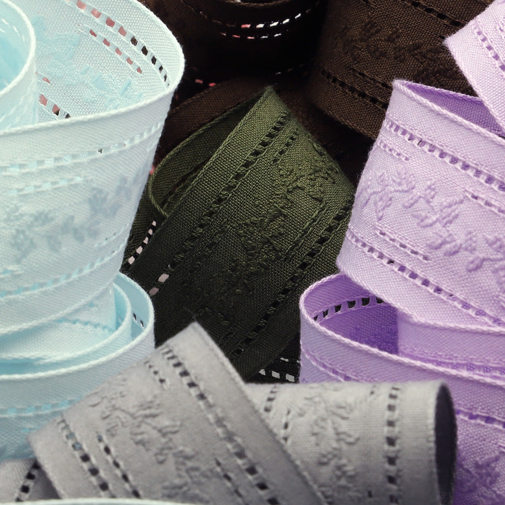 ナチュラルレーシィリボン #50 ブラック