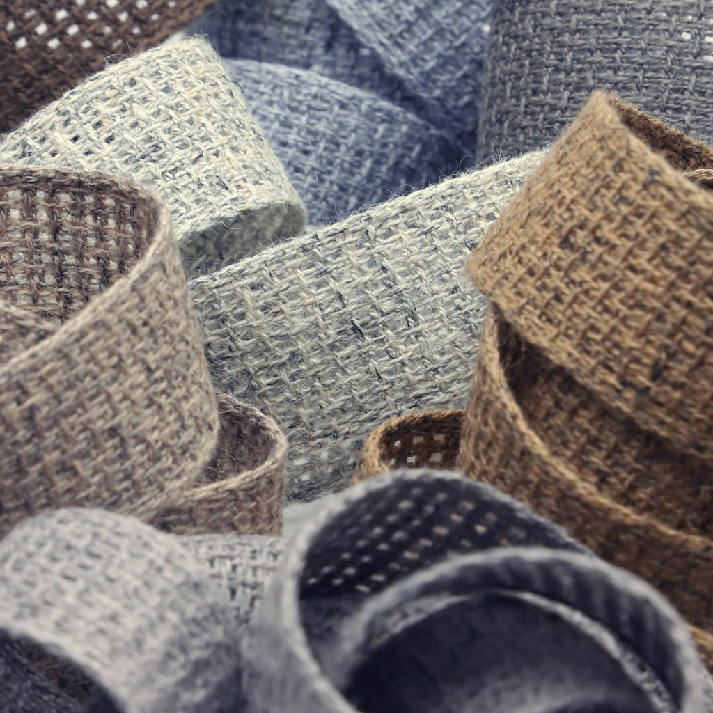 メランジュナチュラルリボン #105 スチールブラック