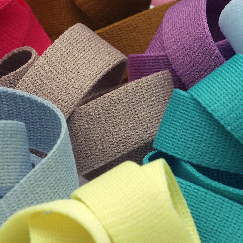 ポリエステルニットテープ（薄手） #42 レッド