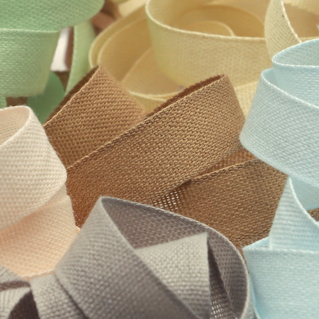 オーガニックコットンタフタリボン #13 ミント