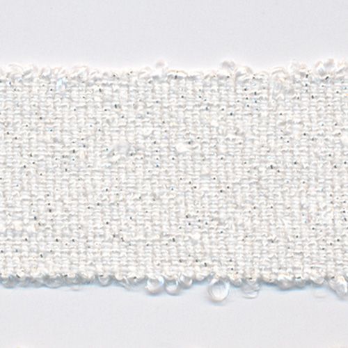 ツイード風メタリックリボン #01