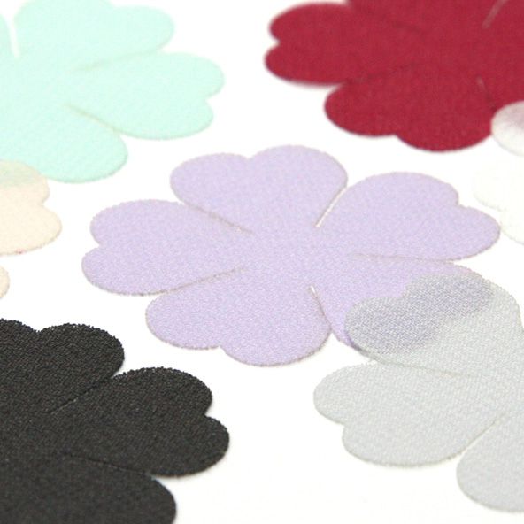 カットフラワー五ツ花（シフォン） #50 ブラック