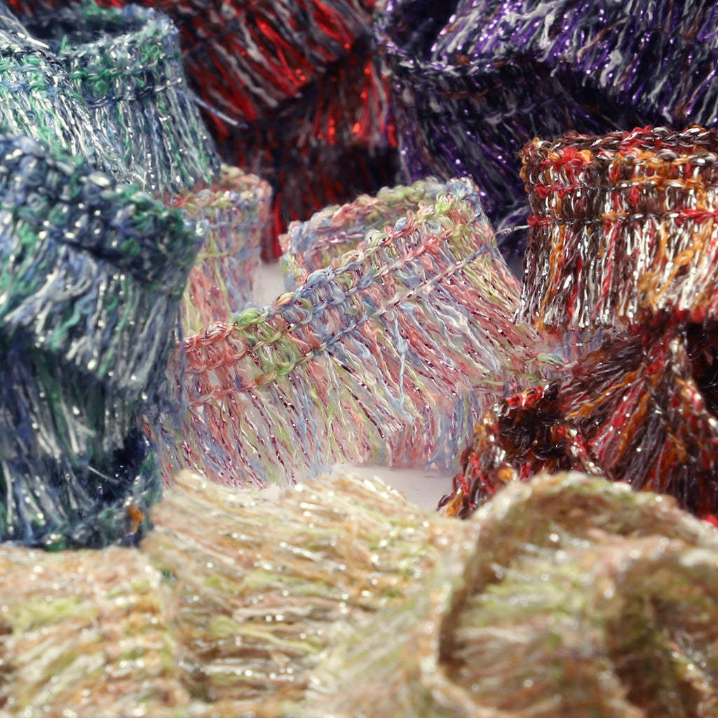 マルチカラーラメフリンジ #6 パープル系マルチカラー