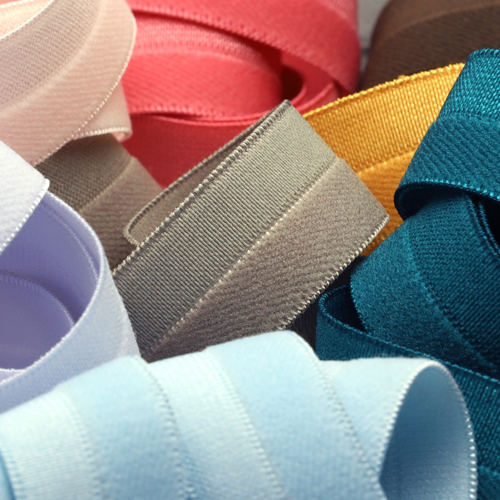 薄手サテン&amp;パイルストレッチバインダー #49 チャコール