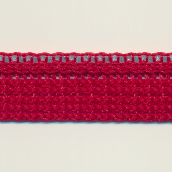 再帰反射ニットパイピング #123