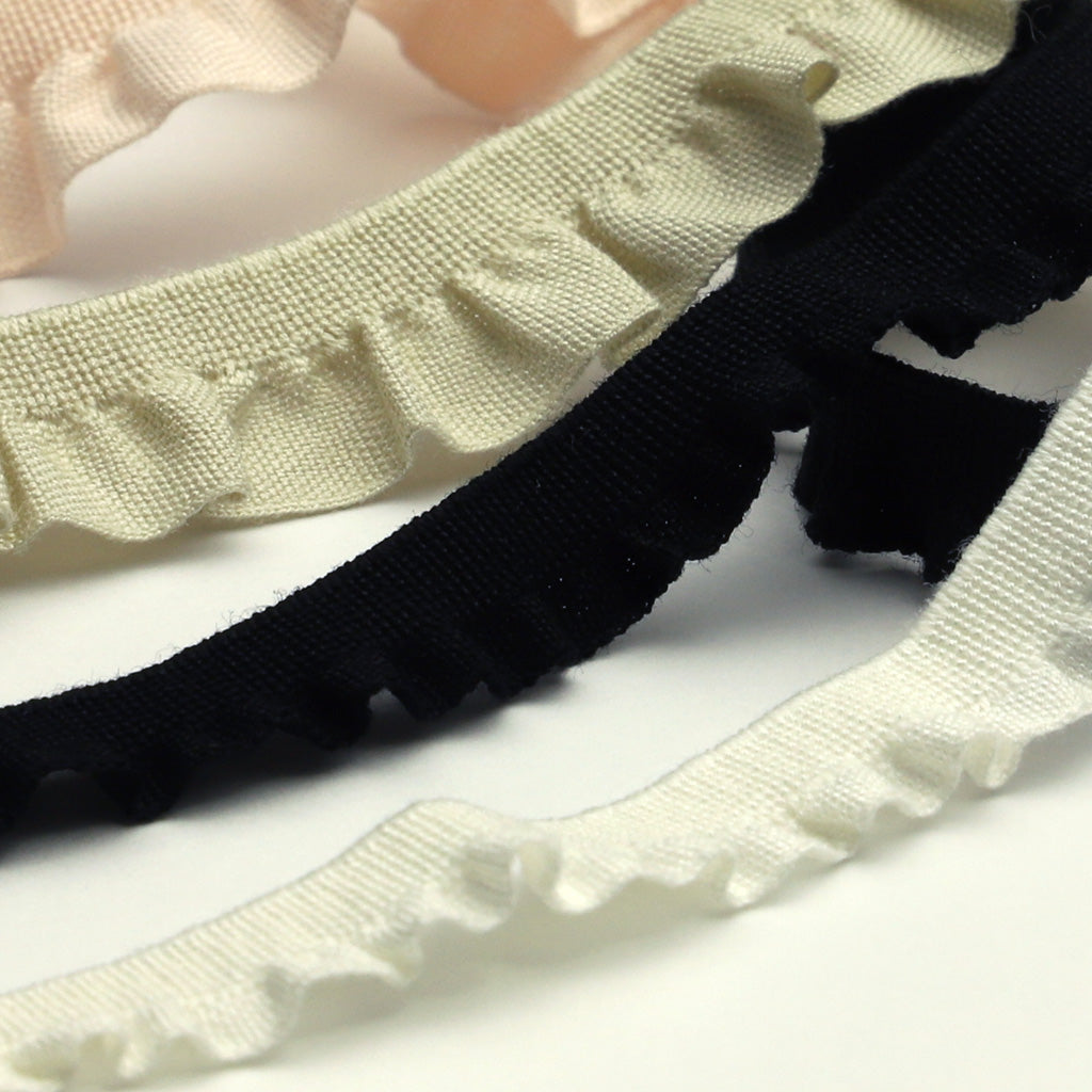 コットンフリルストレッチ #49 チャコール