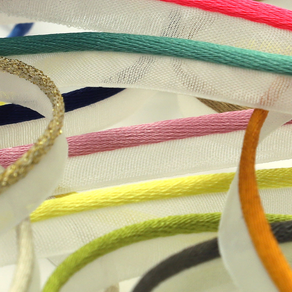 シースルーパイピングテープ #105 スチールブラック&amp;ホワイト