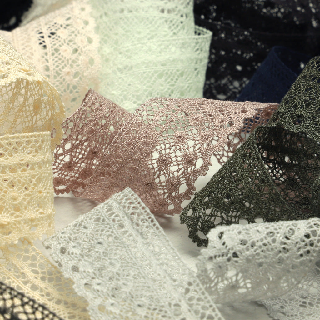 トーションレース #50 ブラック