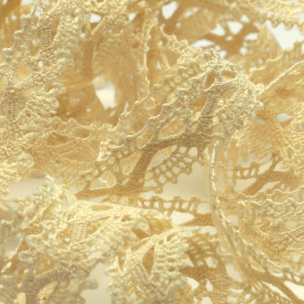 オーガニックコットントーションレース #00 キナリ