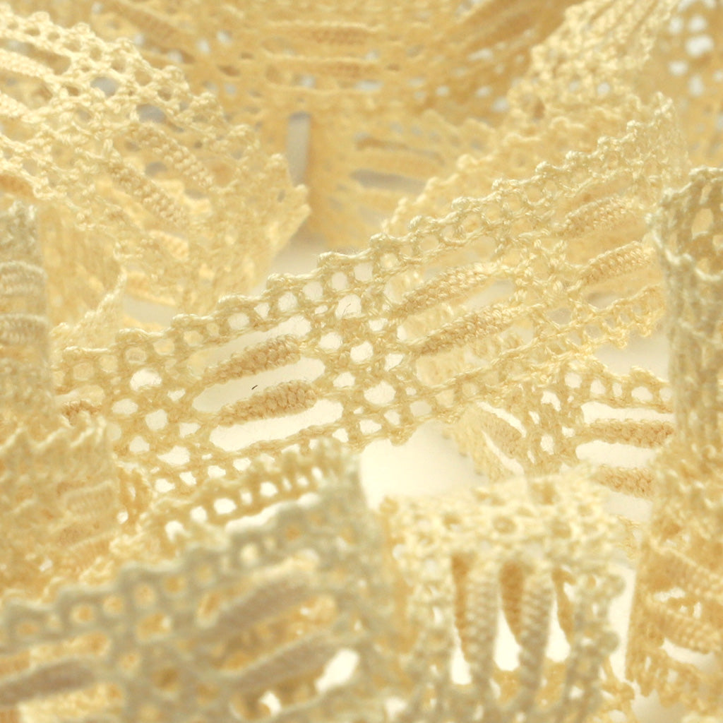 オーガニックコットントーションレース #00 キナリ