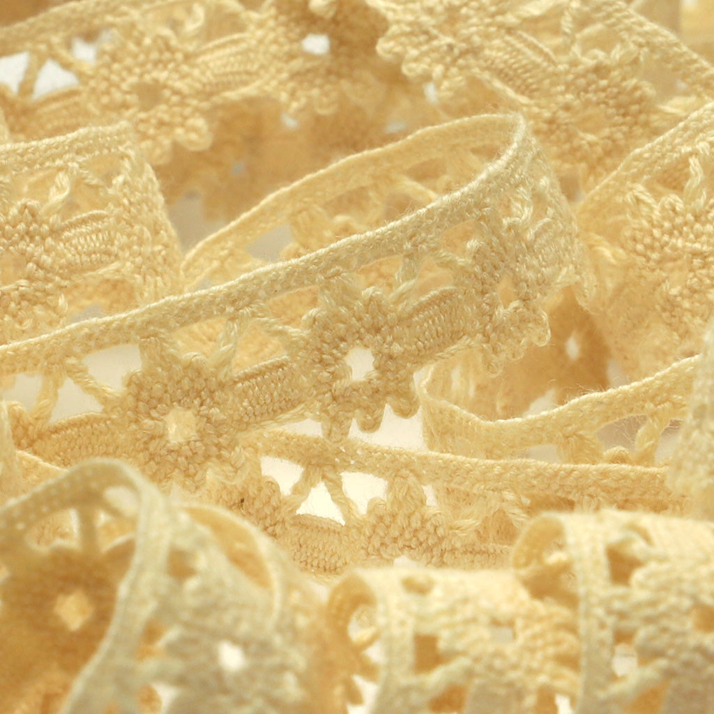 オーガニックコットントーションレース #00 キナリ