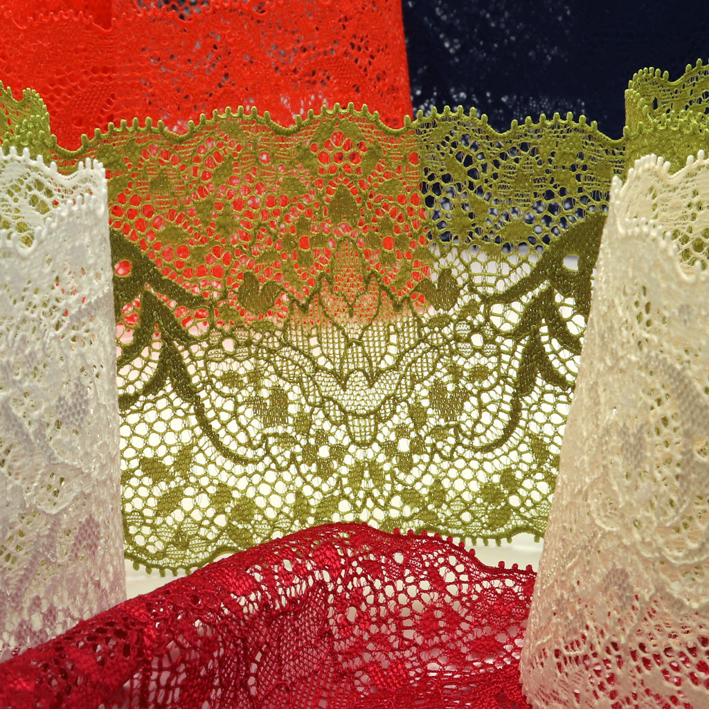 ストレッチトリミングレース #00 オフホワイト