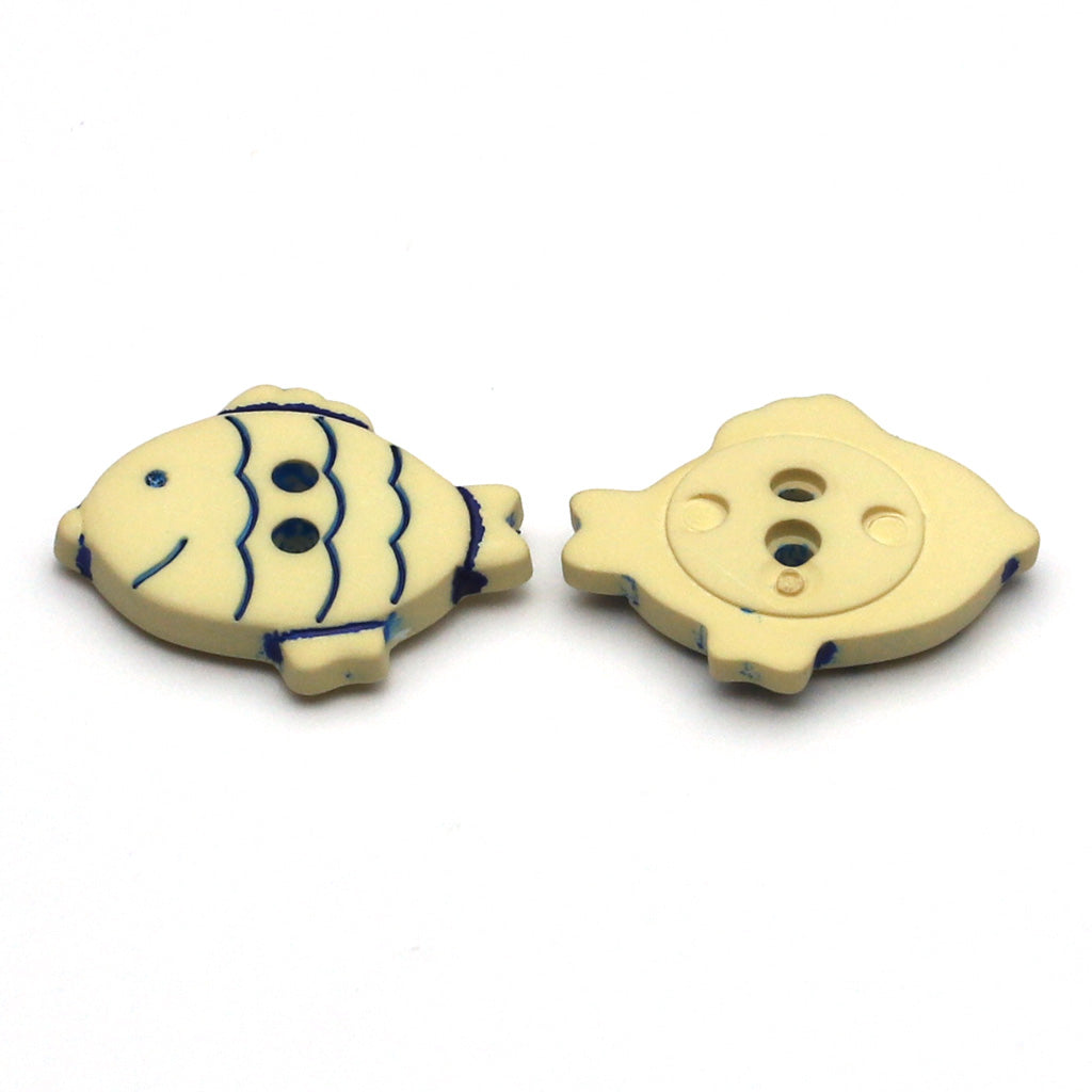 プラスチックボタン ナチュラルホワイト