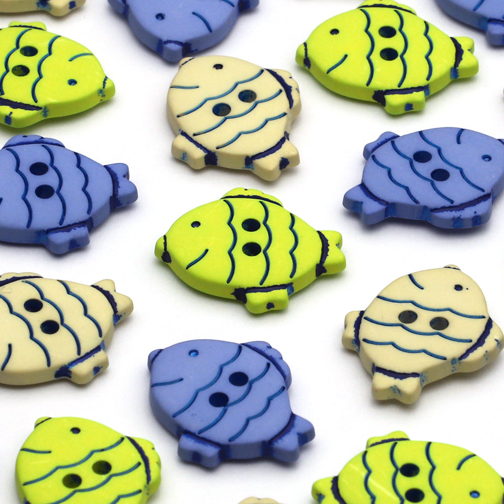 プラスチックボタン ライムグリーン