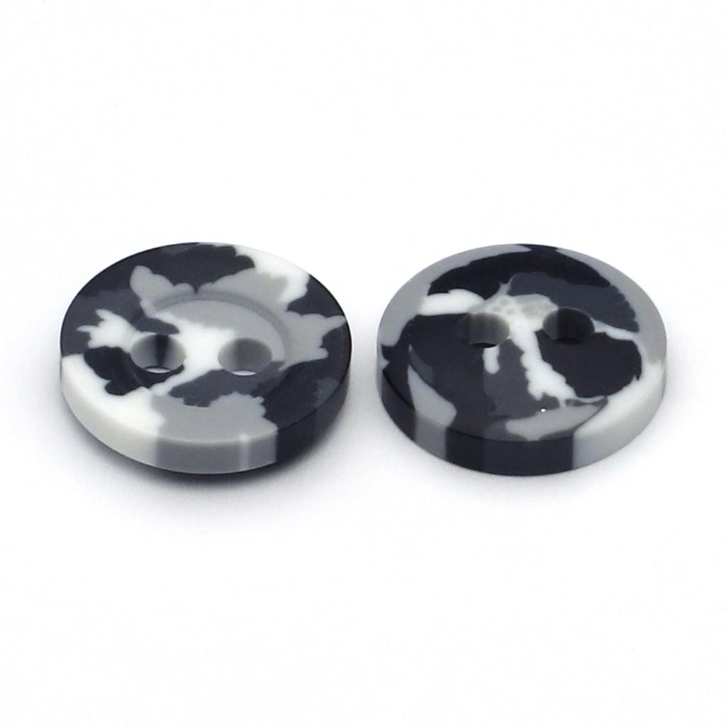 プラスチックボタン アーバン迷彩