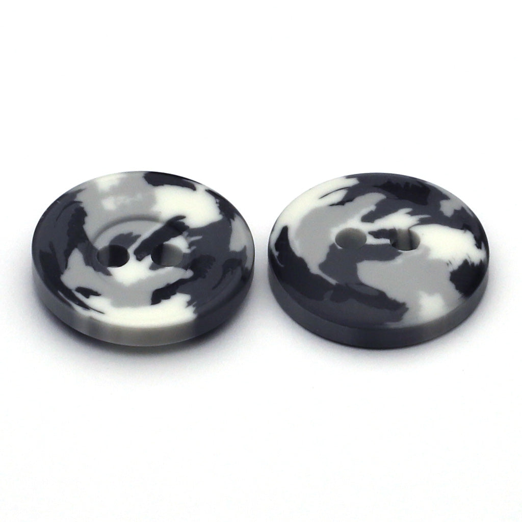 プラスチックボタン アーバン迷彩