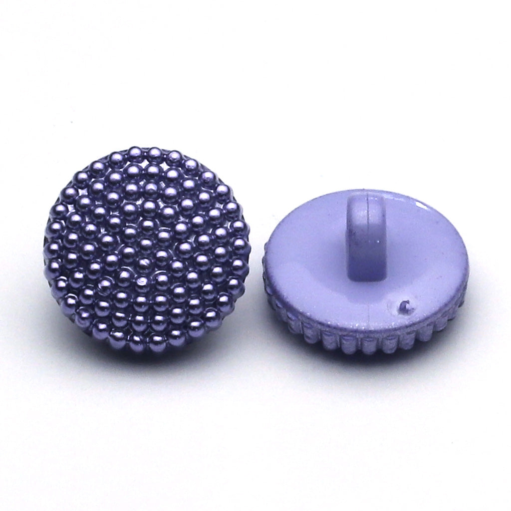 プラスチックボタン ラベンダー
