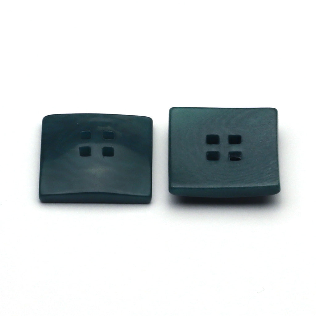 ナットボタン ピーコックブルー