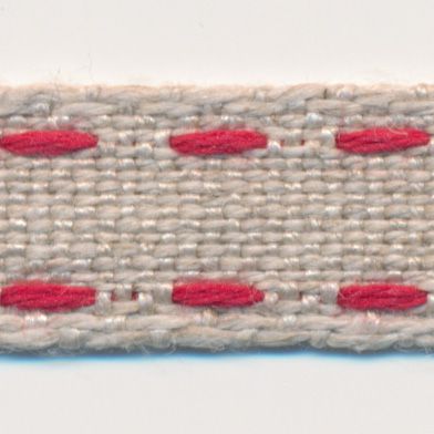 ダブルステッチリネンリボン #3