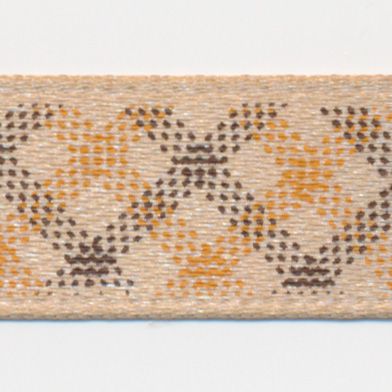 チェックプリントリボン（両面サテン） #3