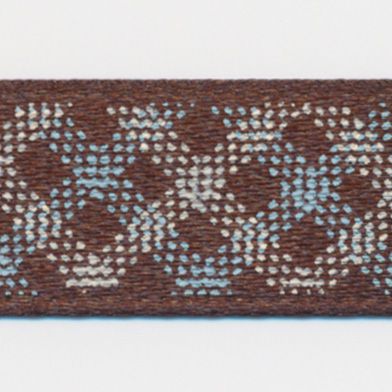 チェックプリントリボン（両面サテン） #4