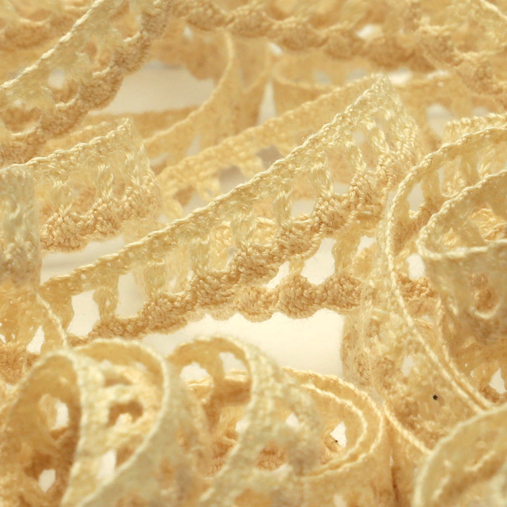 オーガニックコットントーションレース #00 キナリ