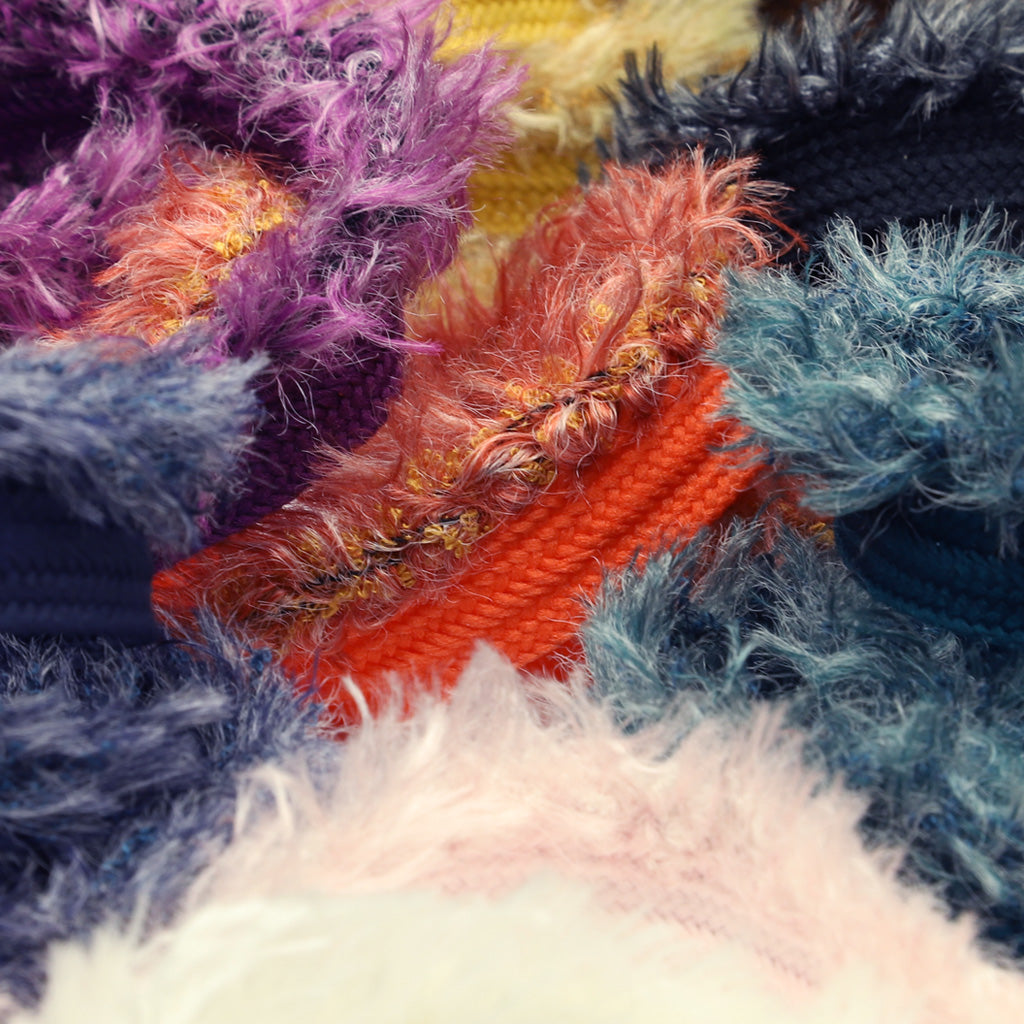 フェイクファーパイピング #311 デニム