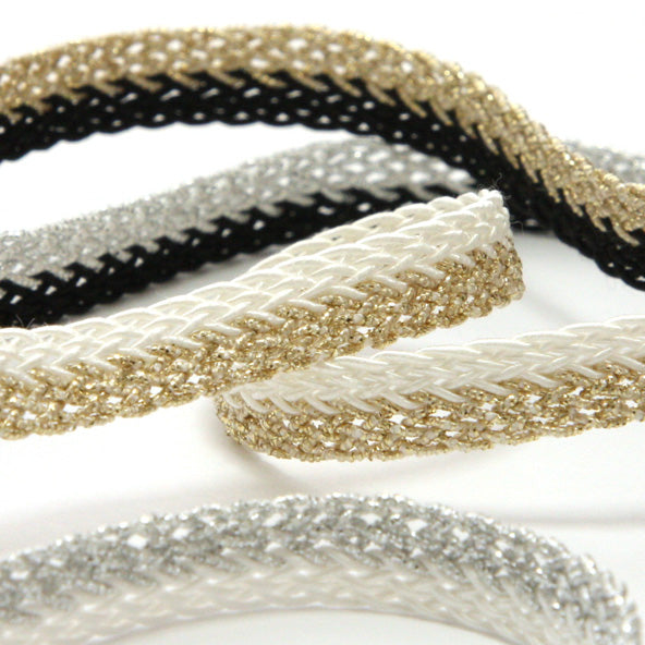 メタリックトリミングブレード #4 シルバー&amp;ブラック