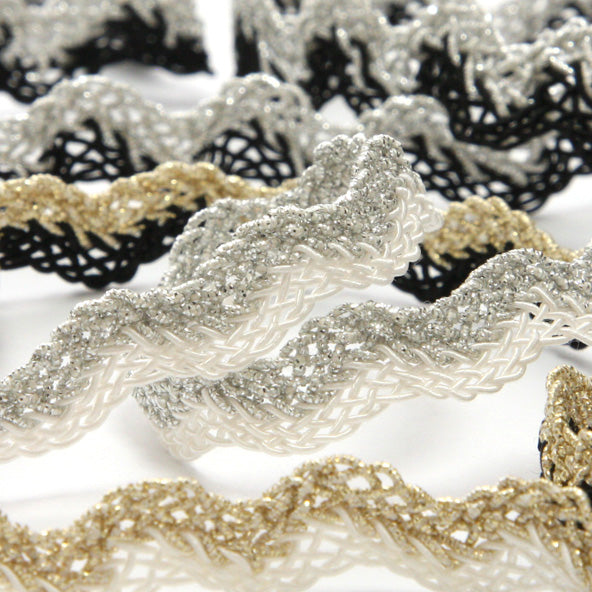 メタリックトリミングブレード #3 ゴールド&amp;ブラック