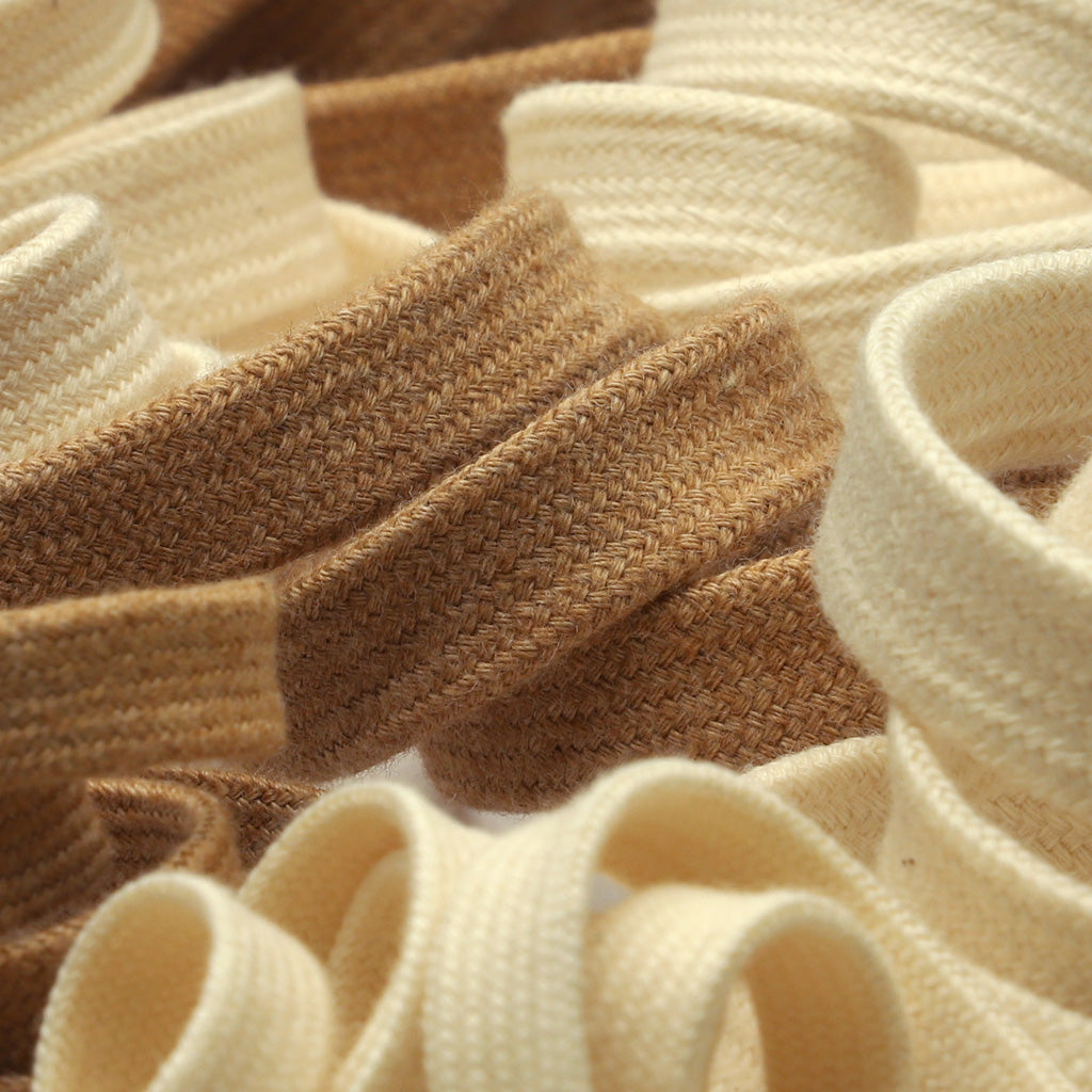 オーガニックコットンスピンドルコード #2 キナリ（ブラウン）