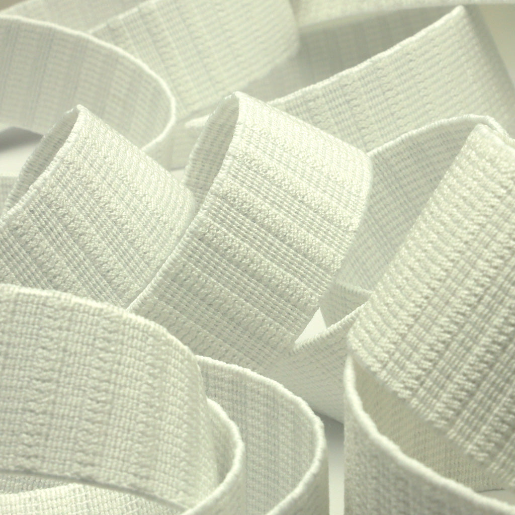 [廃番] 段織りゴム #00 キナリ