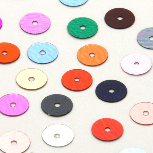 平丸型スパンコール #214 ライトパープル（メタリック）