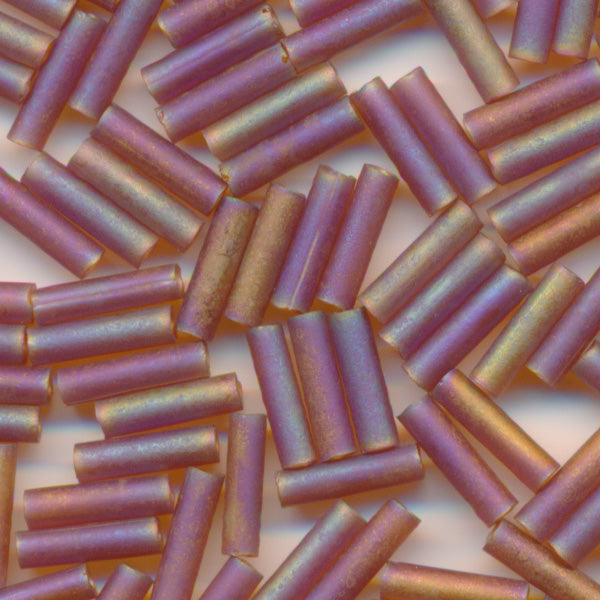 MIYUKI 竹ビーズ #134FR ライトブラウンスキAB（ツヤ消）