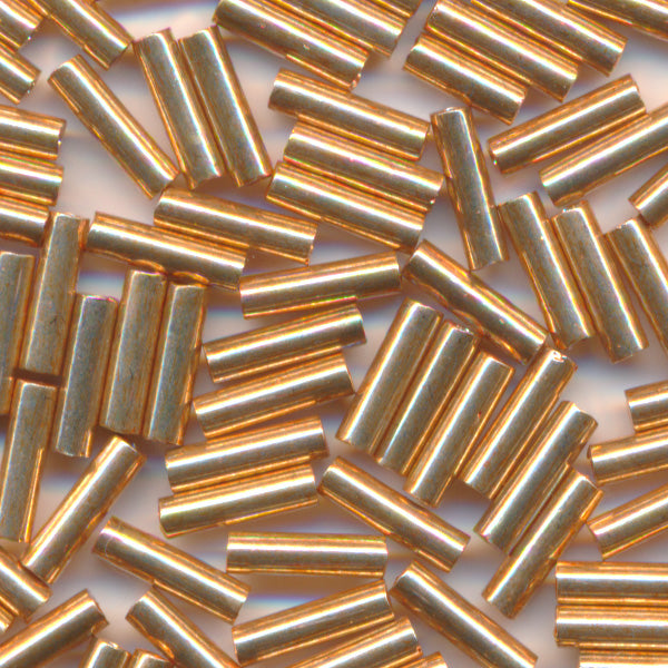 MIYUKI 竹ビーズ #182 ゴールド（外銀メッキ着色）