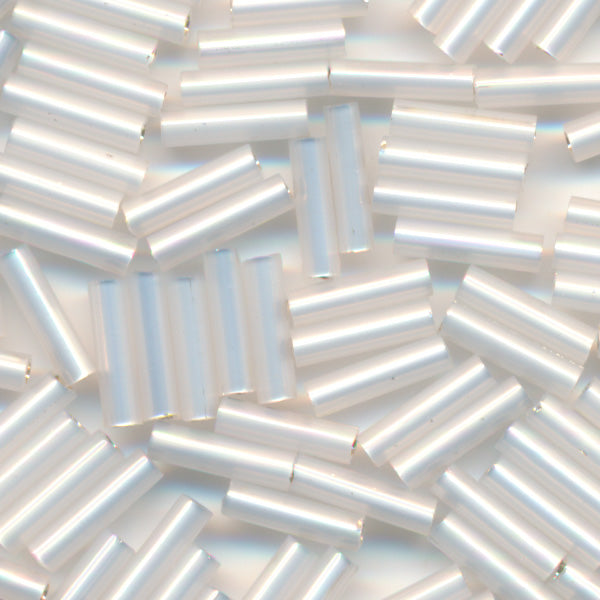 MIYUKI 竹ビーズ #551 ホワイト（アラバス銀引）