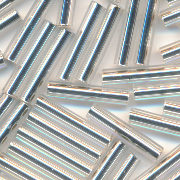 MIYUKI 竹ビーズ #1 シルバー（クリスタル銀引）