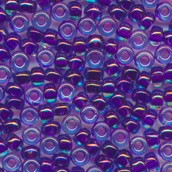 MIYUKI シードビーズ #352 ラズベリーライン（アクア中染）