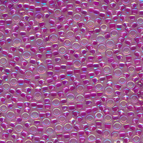 MIYUKI シードビーズ #264 ラズベリー（クリスタルAB中染）