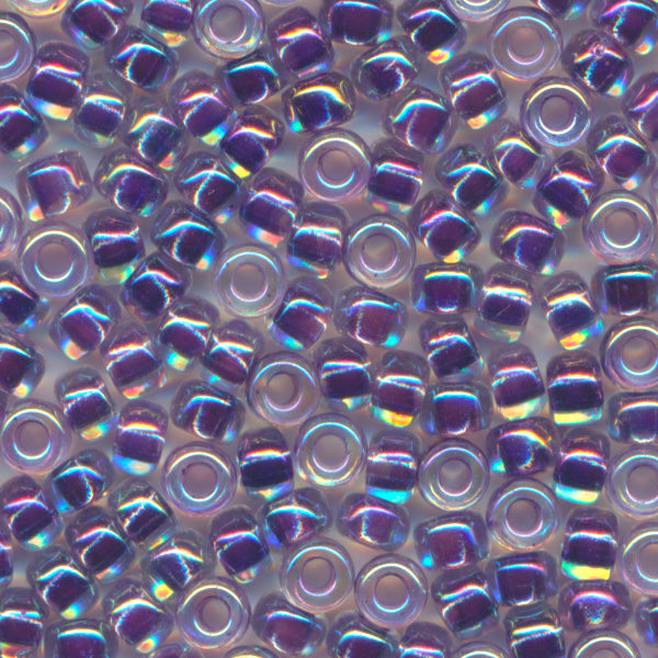 MIYUKI シードビーズ #274 アメジストライン（クリスタルAB中染）