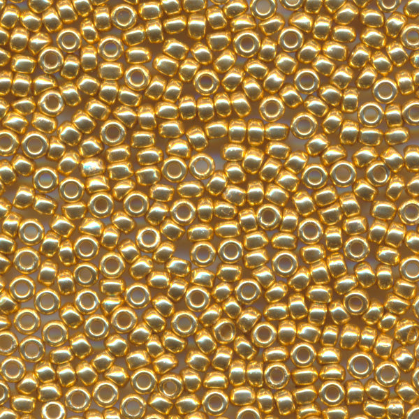 MIYUKI シードビーズ #4202 ゴールド（デュラコート外銀着色