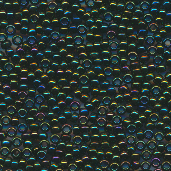 MIYUKI シードビーズ #453 グリーン玉虫