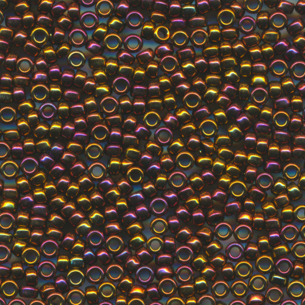 MIYUKI シードビーズ #462 こげ金ラスターAB