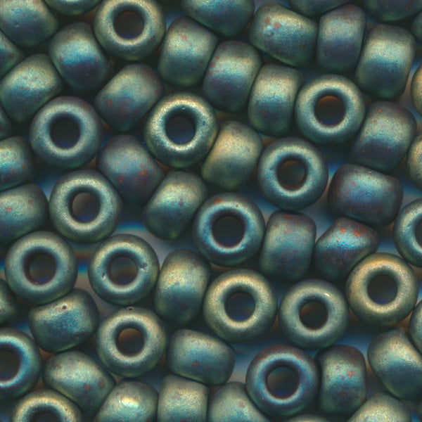 MIYUKI シードビーズ #2008 ブロンズグリーン（ツヤ消）